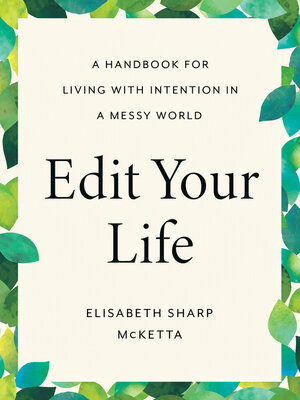 cover image of Edit Your Life